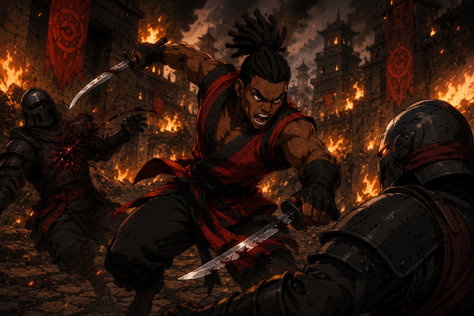 Ashes of the Drum battle-scene concept